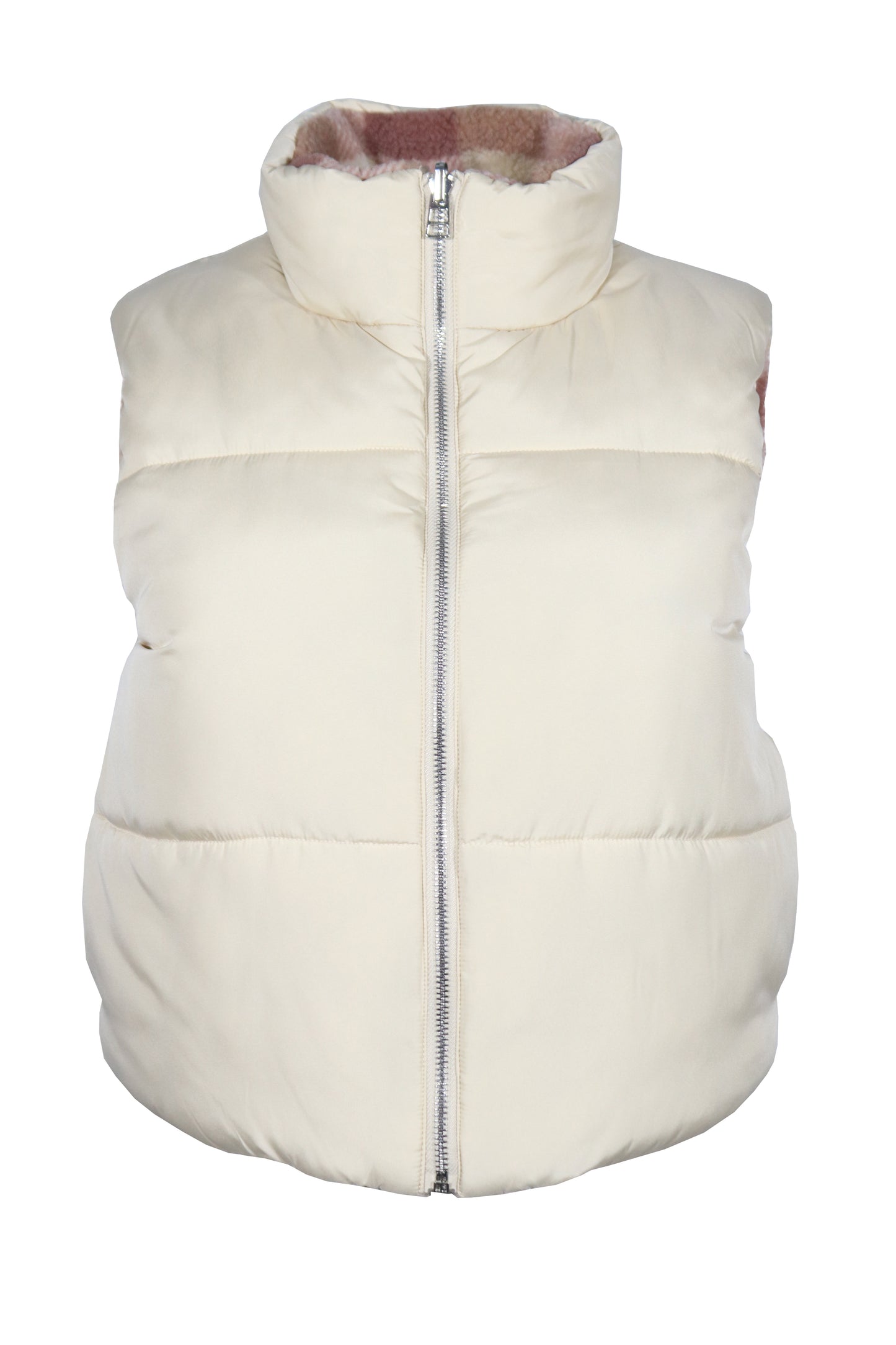 Reversible Sherpa Puffer Vest