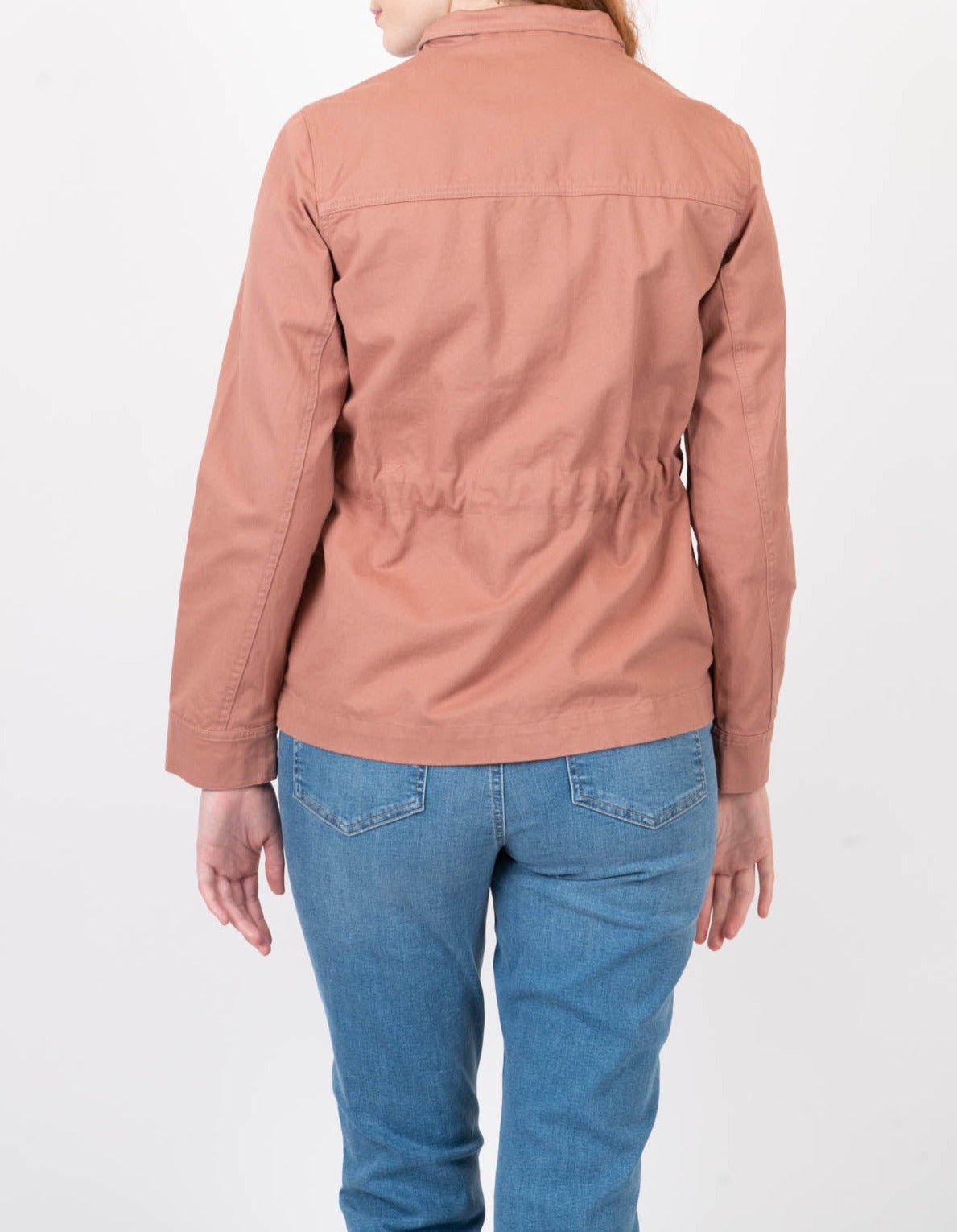 Cotton Twill Anorak with Tie Belt