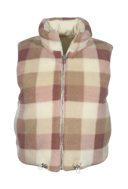 Reversible Sherpa Puffer Vest