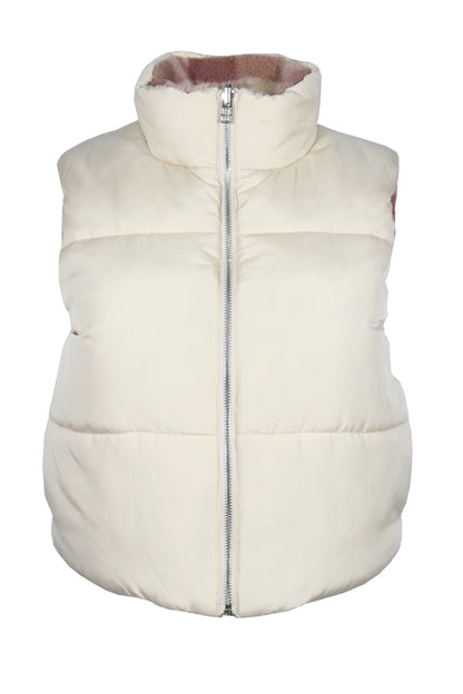 Reversible Sherpa Puffer Vest