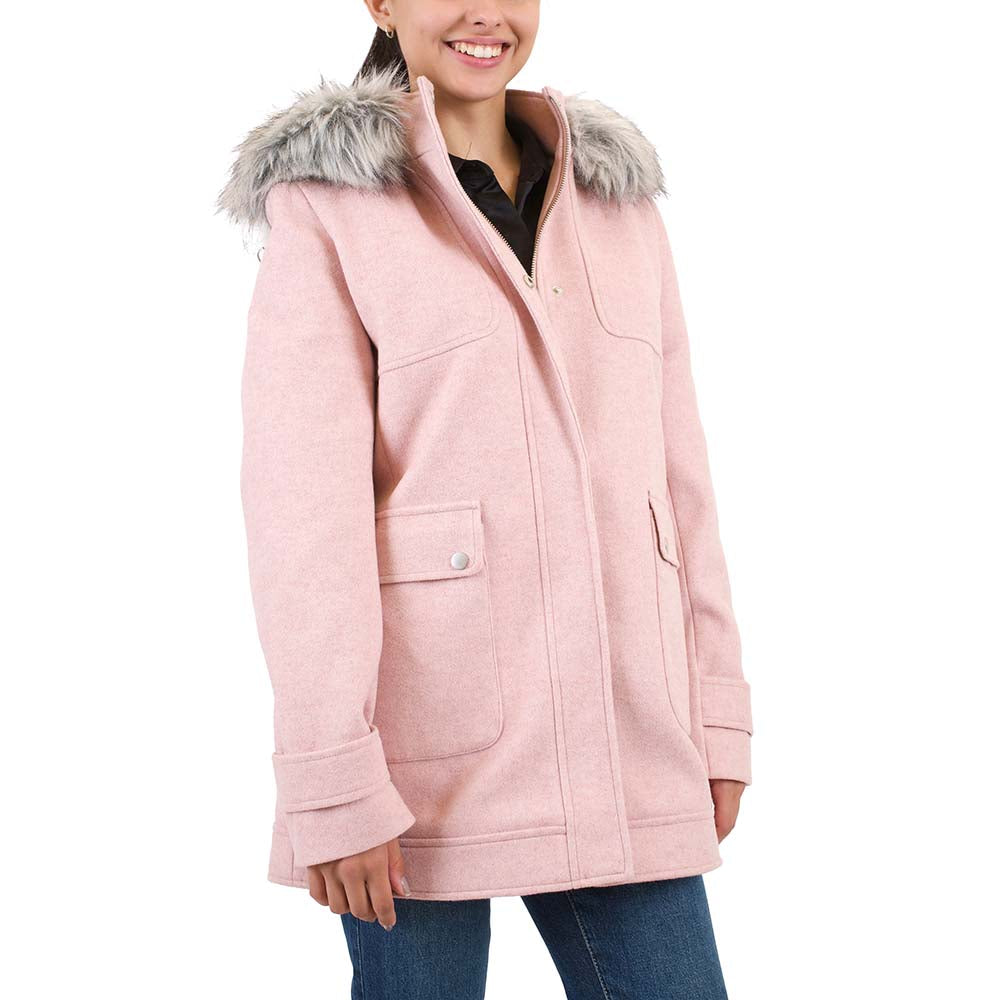 Faux Wool Duffel Coat