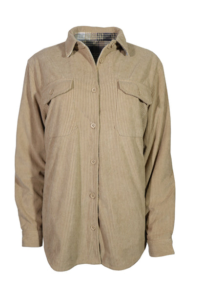 Reversible Corduroy/Polar Fleece Shirt Jacket