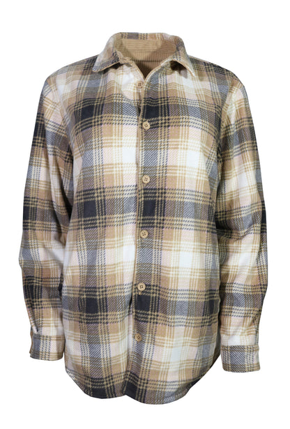Reversible Corduroy/Polar Fleece Shirt Jacket