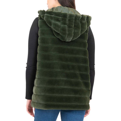Channel Faux Fur Vest